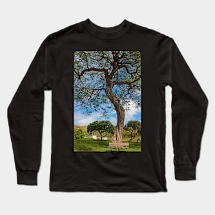 Tree and Bench Long Sleeve T-Shirt